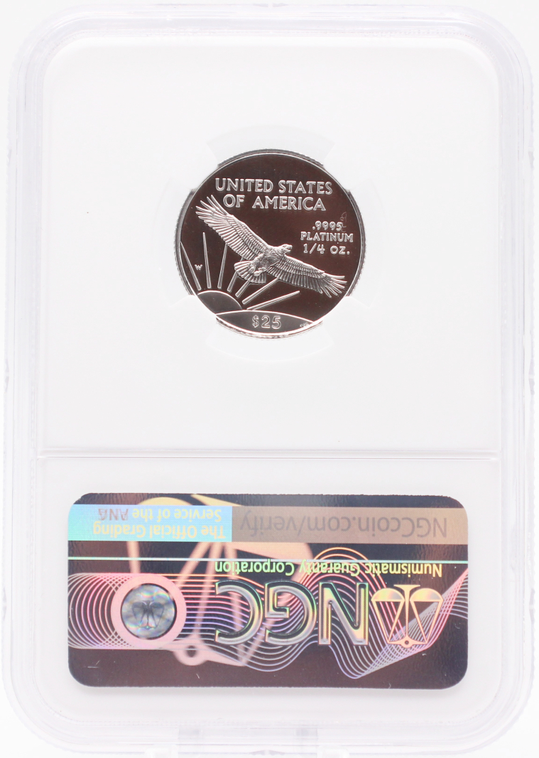 1997-W NGC PF70 $25 Platinum American Eagle | Endeavor | Diversify